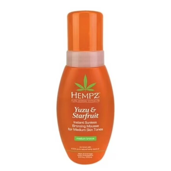 Hempz Yuzu & Starfruit Instant Sunless Bronzing Mousse for Medium Skin 8.5 oz - Picture 2 of 5